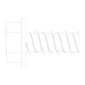 Screw - 2405692027 Screw 8-18x0 500 [Electrolux Aeg]